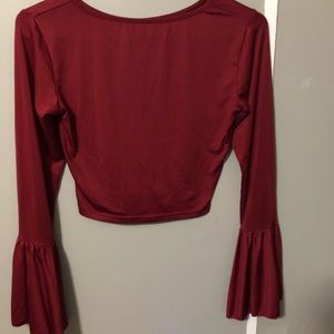 Sleeve crop tee/ used